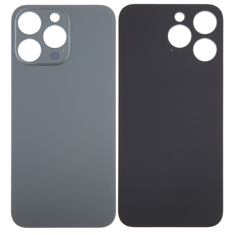 Back Glass Panel for Apple iPhone 15 Pro Black - EGFix Back Glass Panel for Apple iPhone 15 Pro Black - EGFix